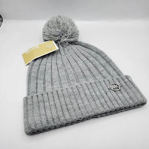 NWT Micheal Kors Cable Knit Hat Michael Kors Cable Knit Fleece Lined Beanie Hat Camel New  main image 4